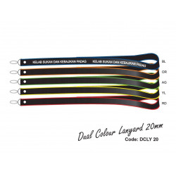 DCLY 20 Dual Color Lanyard 20mm